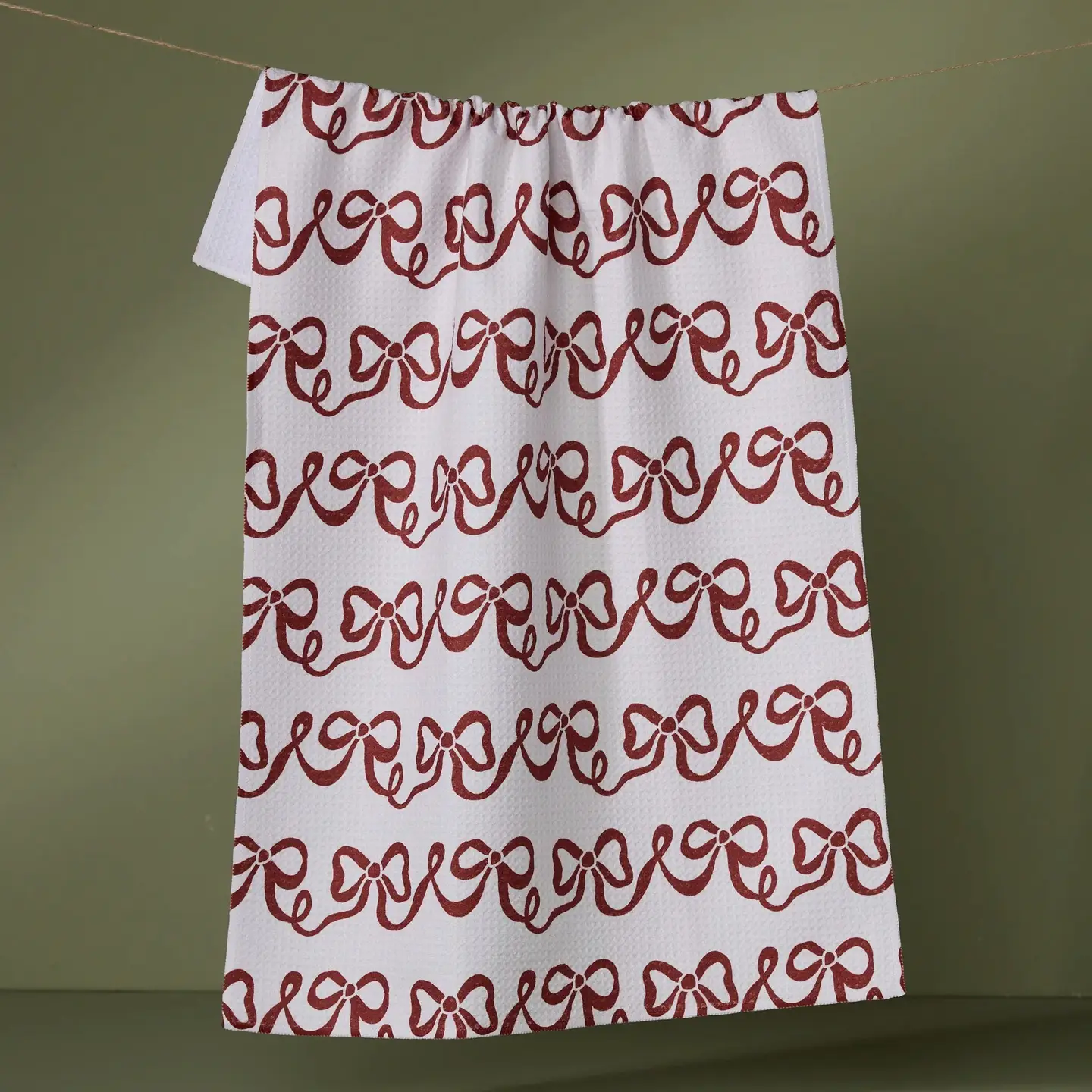 Joyful Bows Tea Towel