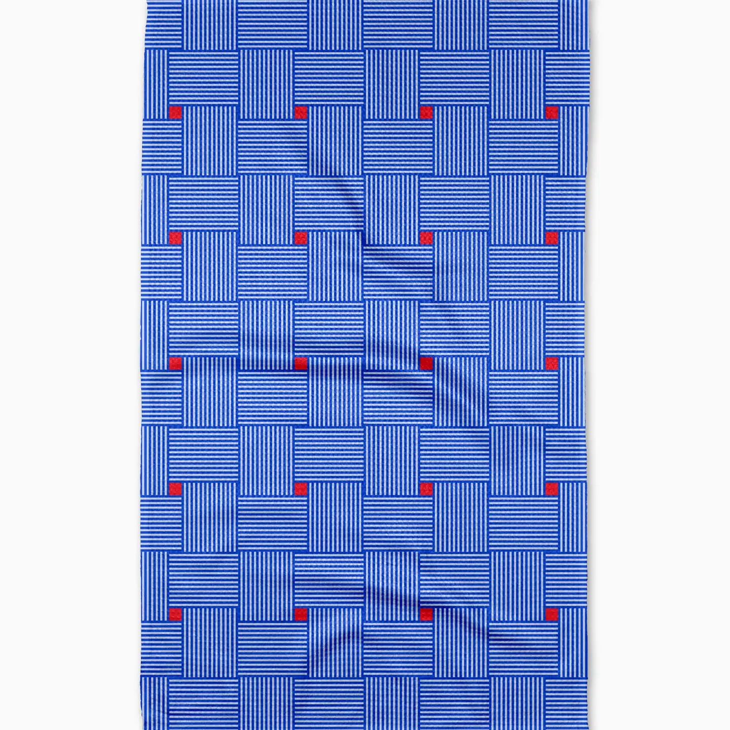 Woven Blue Tea Towel