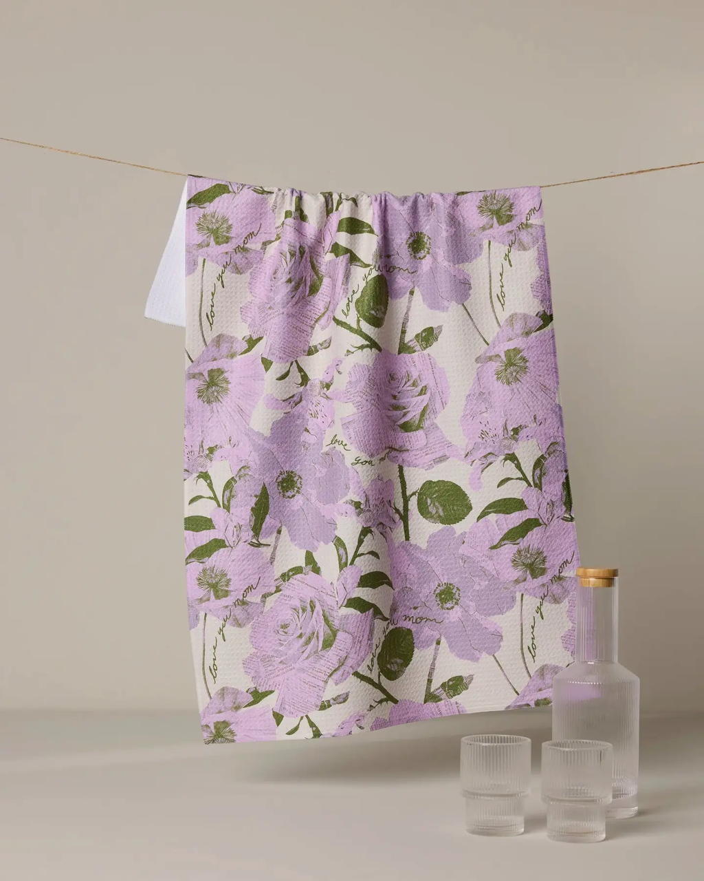 Love U Forever Tea Towel