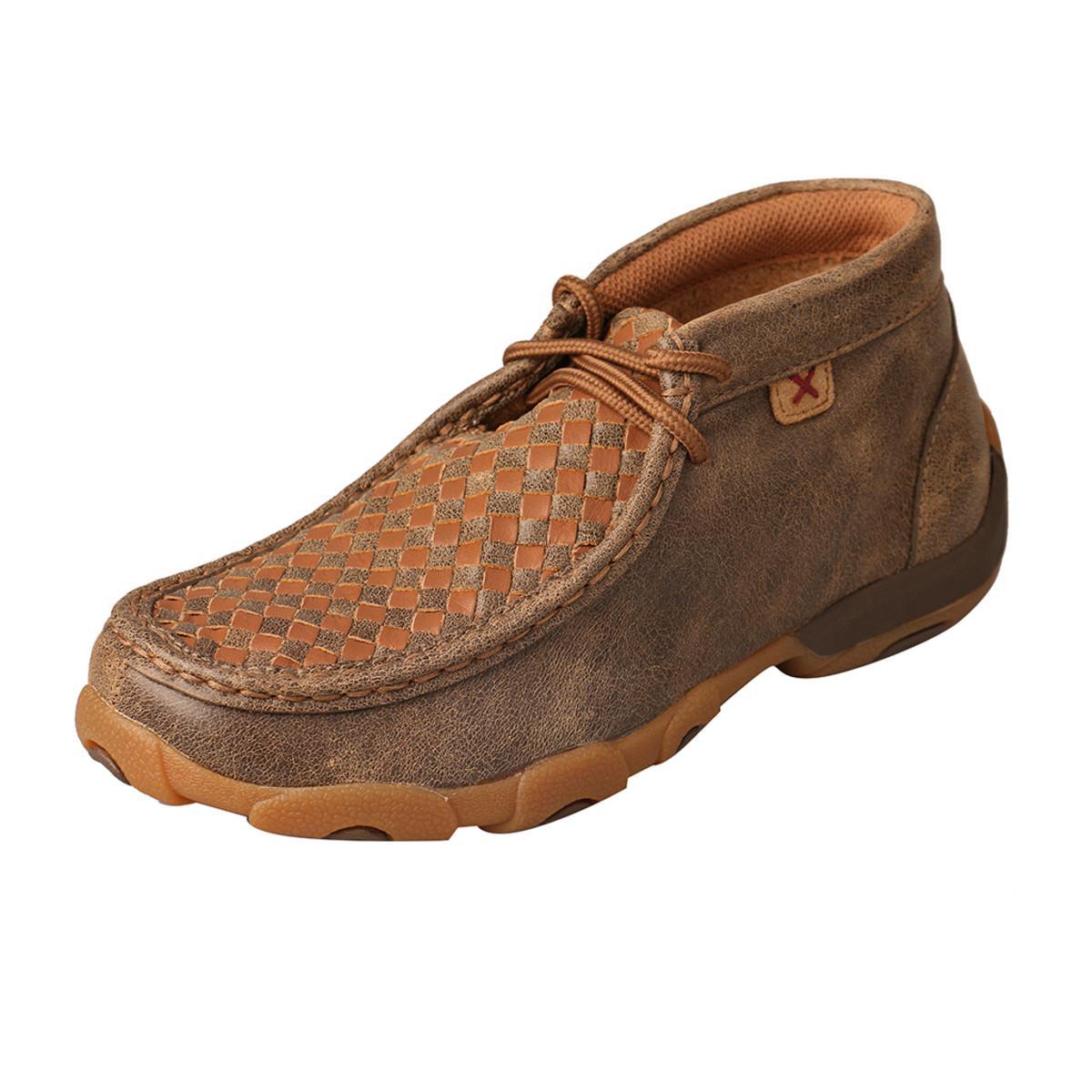 YOUTH DRIVING MOCCASINS - BOMBER/TAN YDM0030
