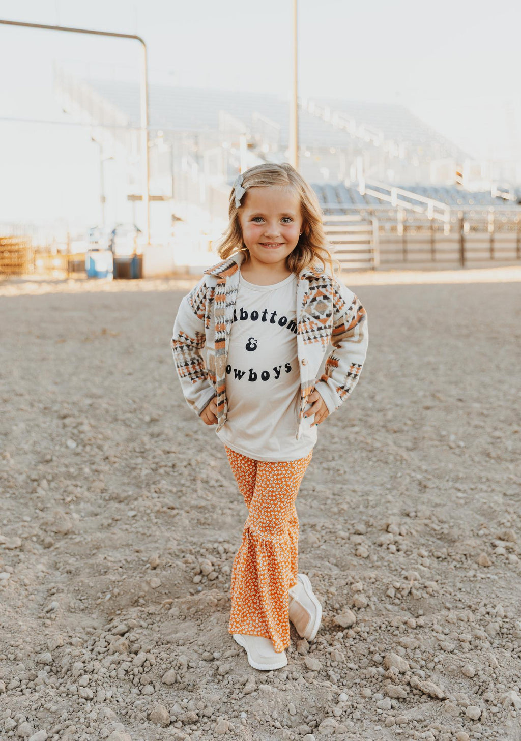 KIDS AZTEC PRINTED SHACKET - KHAKI