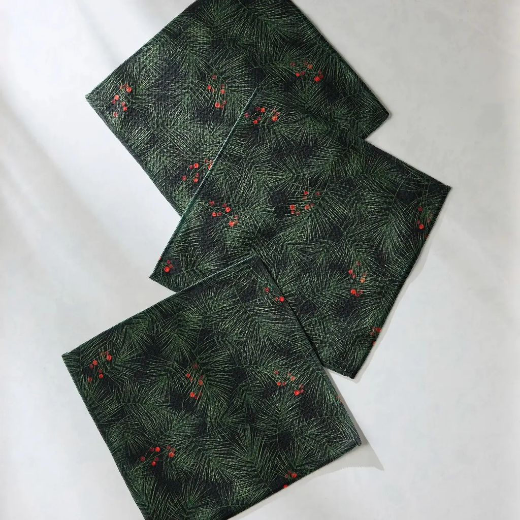 Evergreen Pine Dishcloth Set