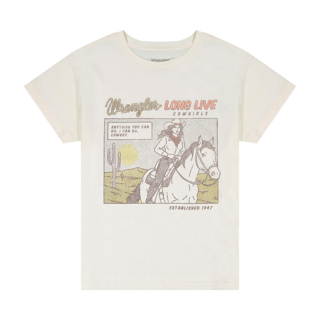 Wrangler Retro® Graphic Short Sleeve T-Shirt - Regular Fit - Egret