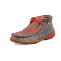 Chukka Driving Moc - Grey & Grenadine  - WDM0147
