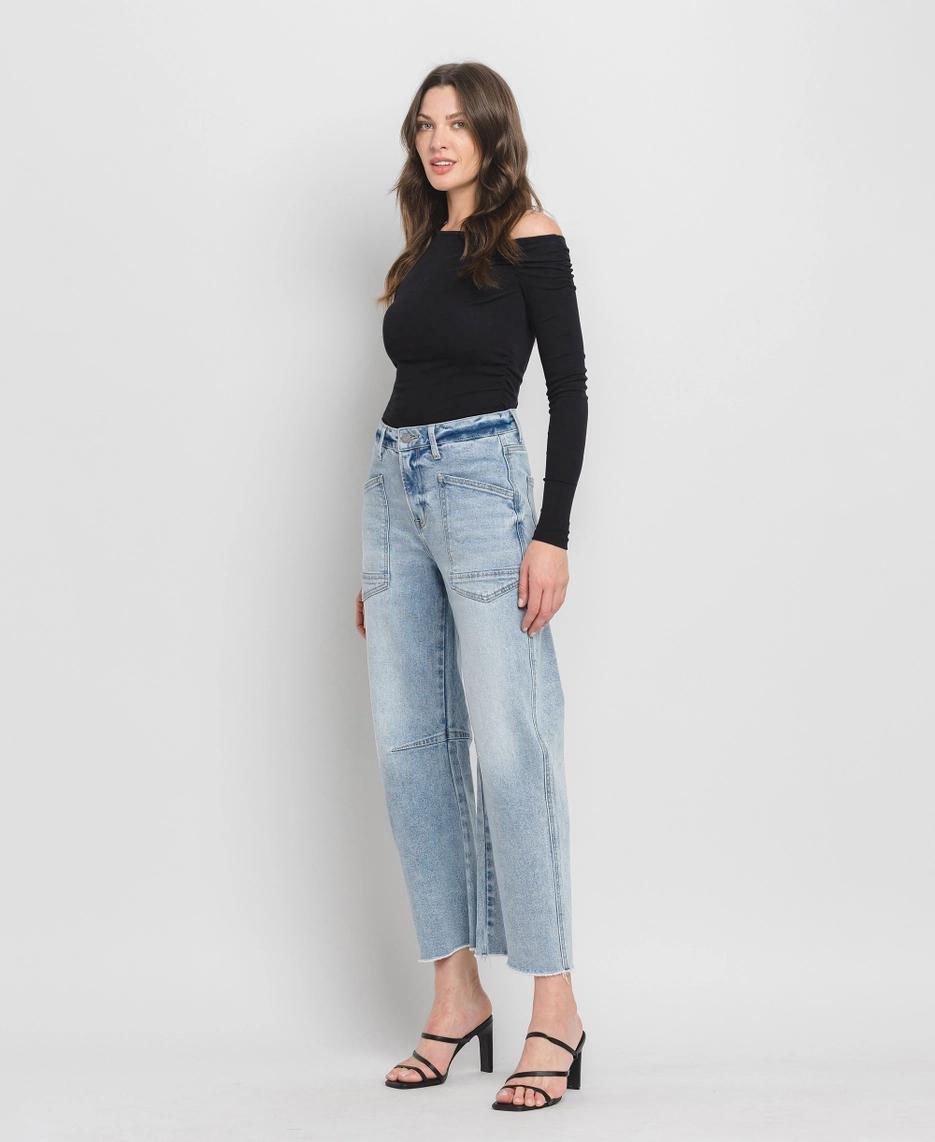 Super High Rise Barrel Jeans | Heroine