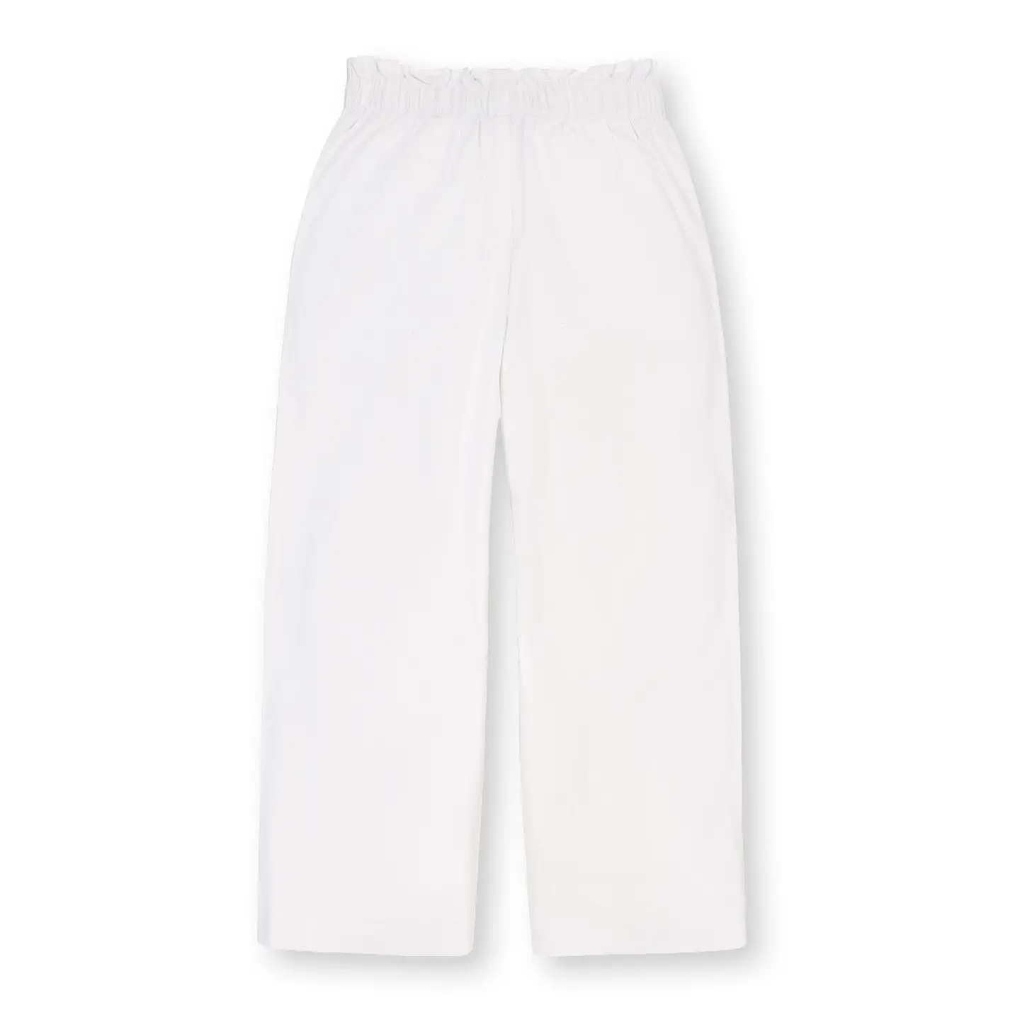 Linen Paper Bag Tie-Waist Pant