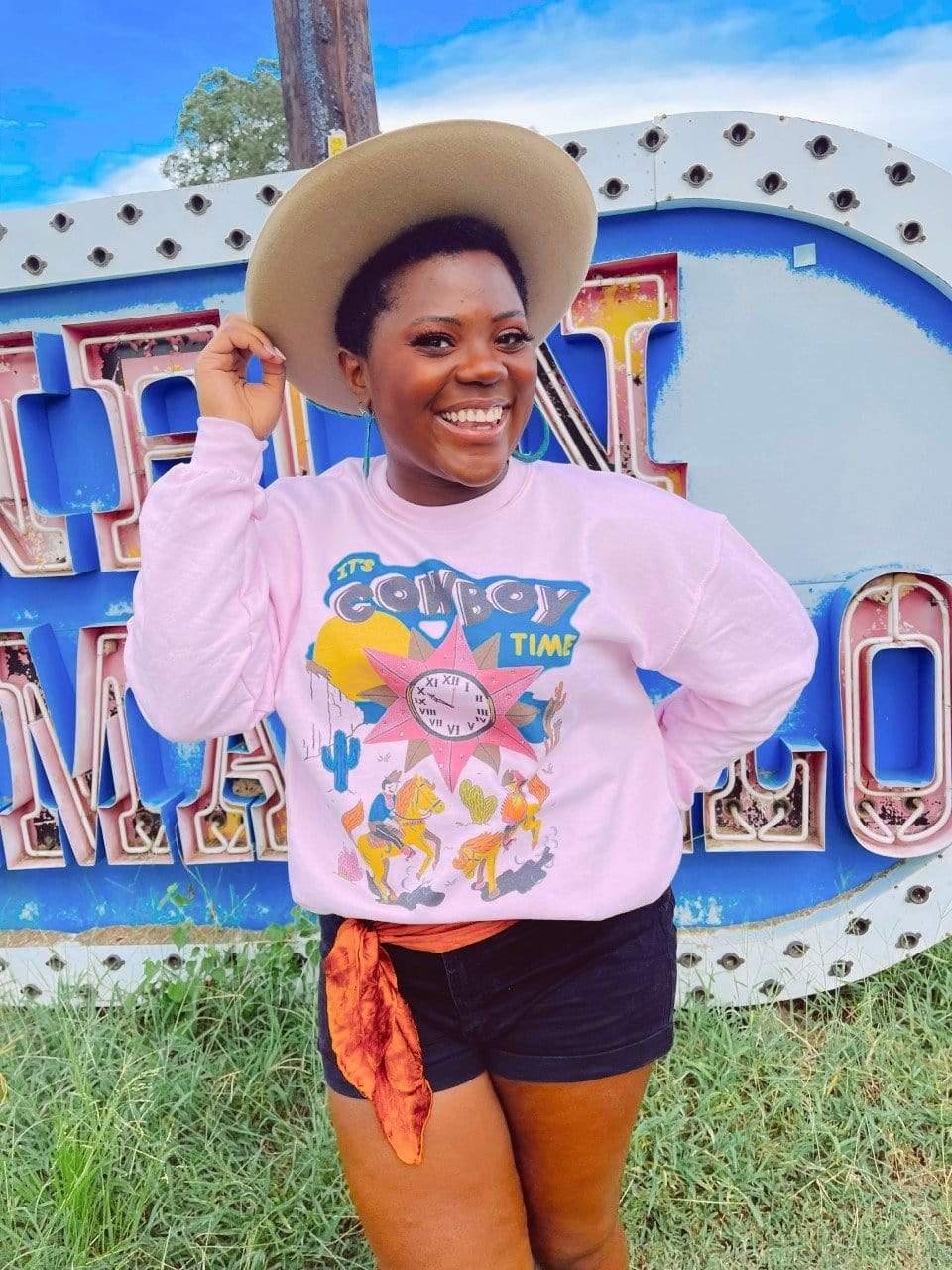 GINA Cowboy Time Sweatshirt