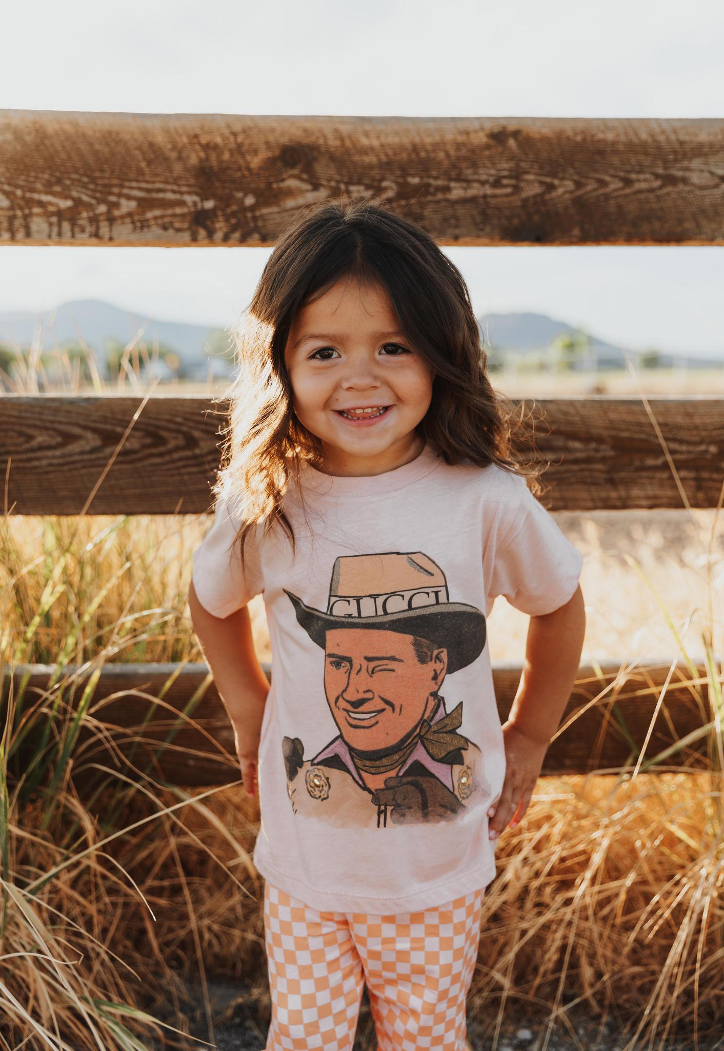 GINA KIDS Gucci Cowboy Tee