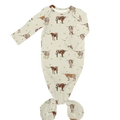 Longhorns Cows Knotted Gown