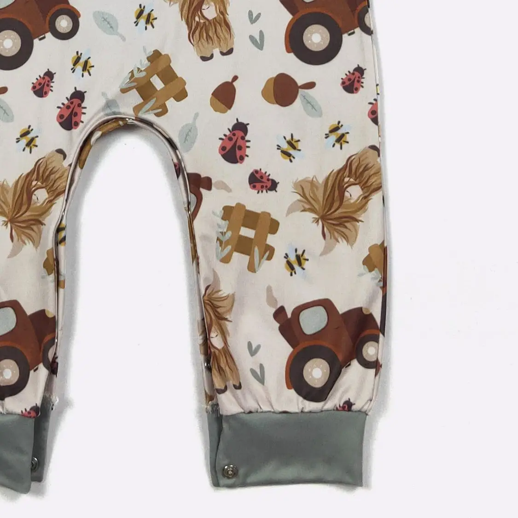 Farmyard Highland Boy Romper