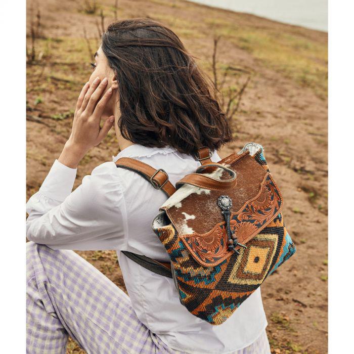 BURNT UMBER BACKPACK BAG S-4369