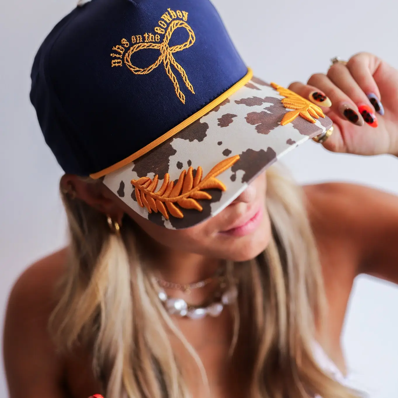 Dibs On the Cowboy Trucker Hat