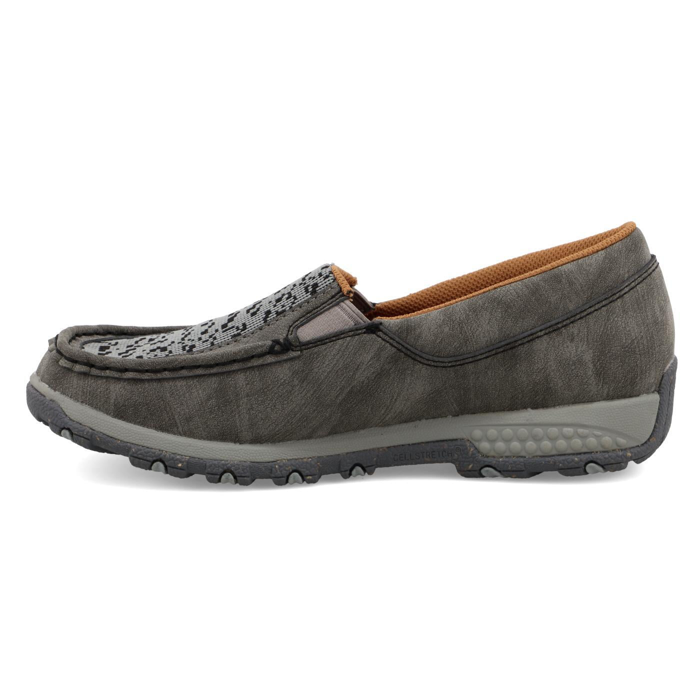 Slip-On Driving Moc - Grey & Grey Multi WXC0015