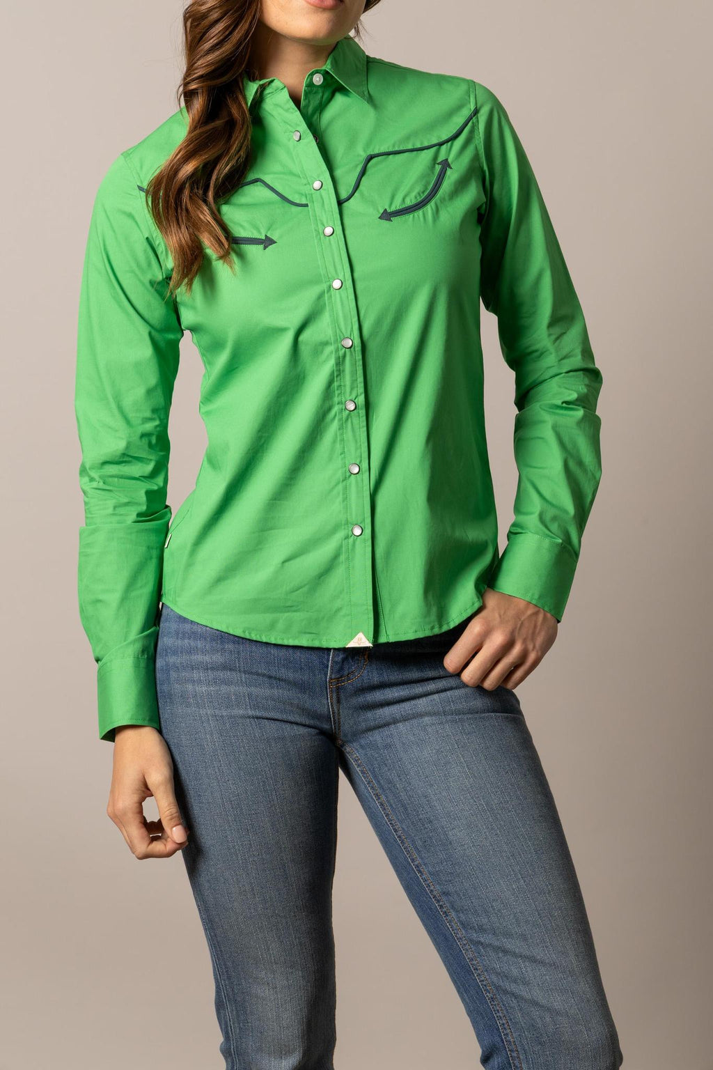 LOGO HORN LONG SLEEVE - KELLY GREEN