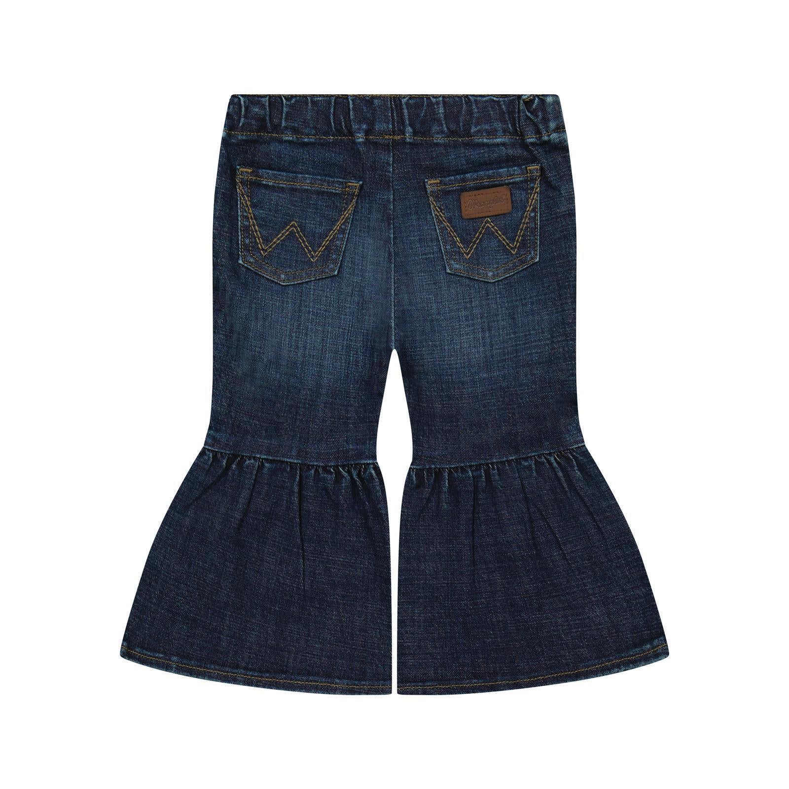 Wrangler® Baby Girls Pull Up Flare Jean - Izabella