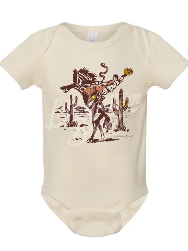 Rearing Horse Baby Bodysuit