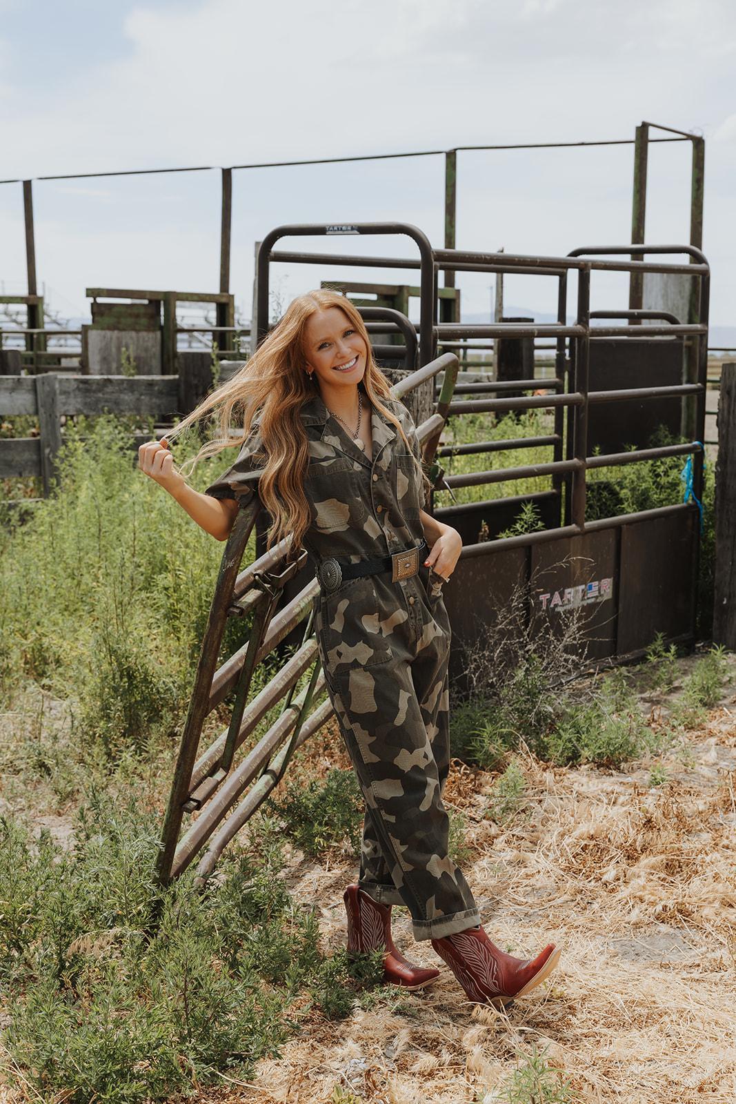 Camouflage Utility Jumpsuit
