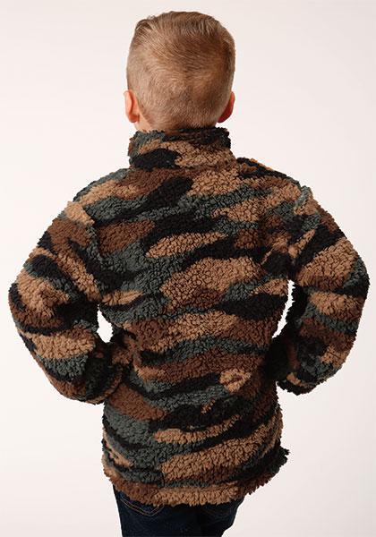 Roper Outerwear - Boy's Fuzzy Polar Fleece Pullover 03-397-0250-6169 BR
