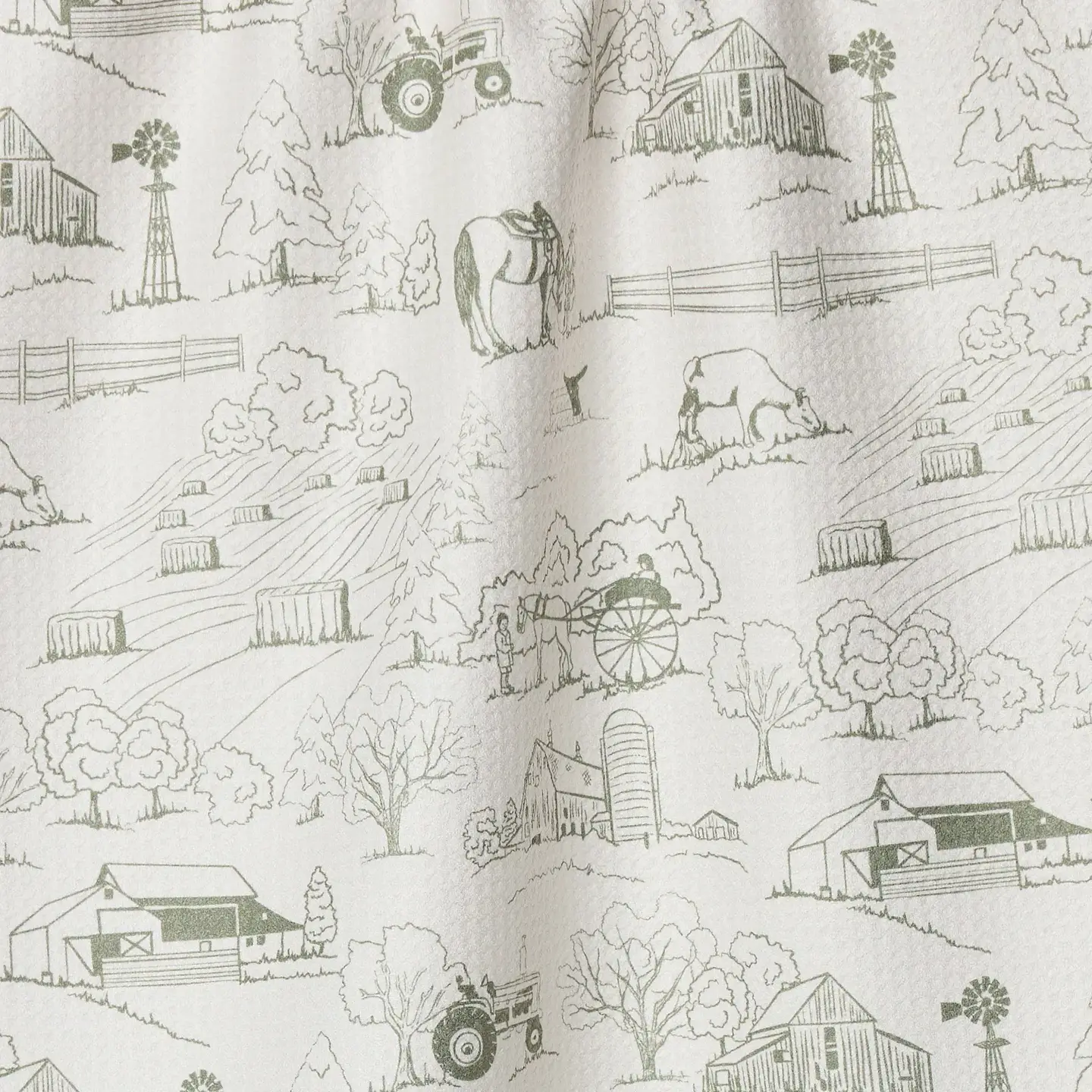 Farmyard Tea Towel