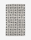 Hug and Kiss White Kitchen Tea Towel