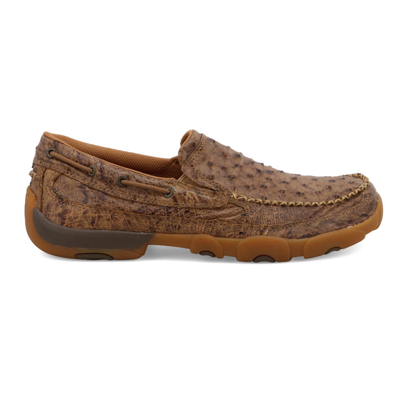 Slip-On Driving Moc - Bomber Ostrich MDMS019