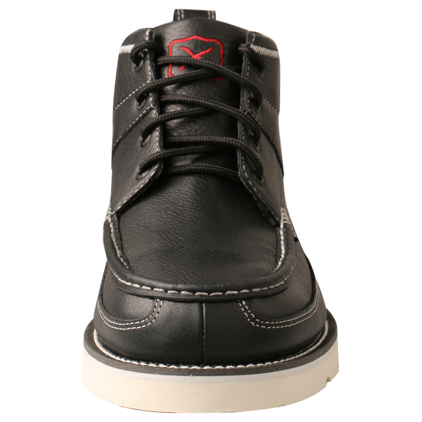 MEN'S WEDGE SOLE BOOT - BLACK MCA0039