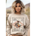 Keep Calm N Cowboy On Mineral Graphic Sweatshirts - Mineral Oatmeal