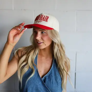 RED - Bad Hair Day Trucker Hat