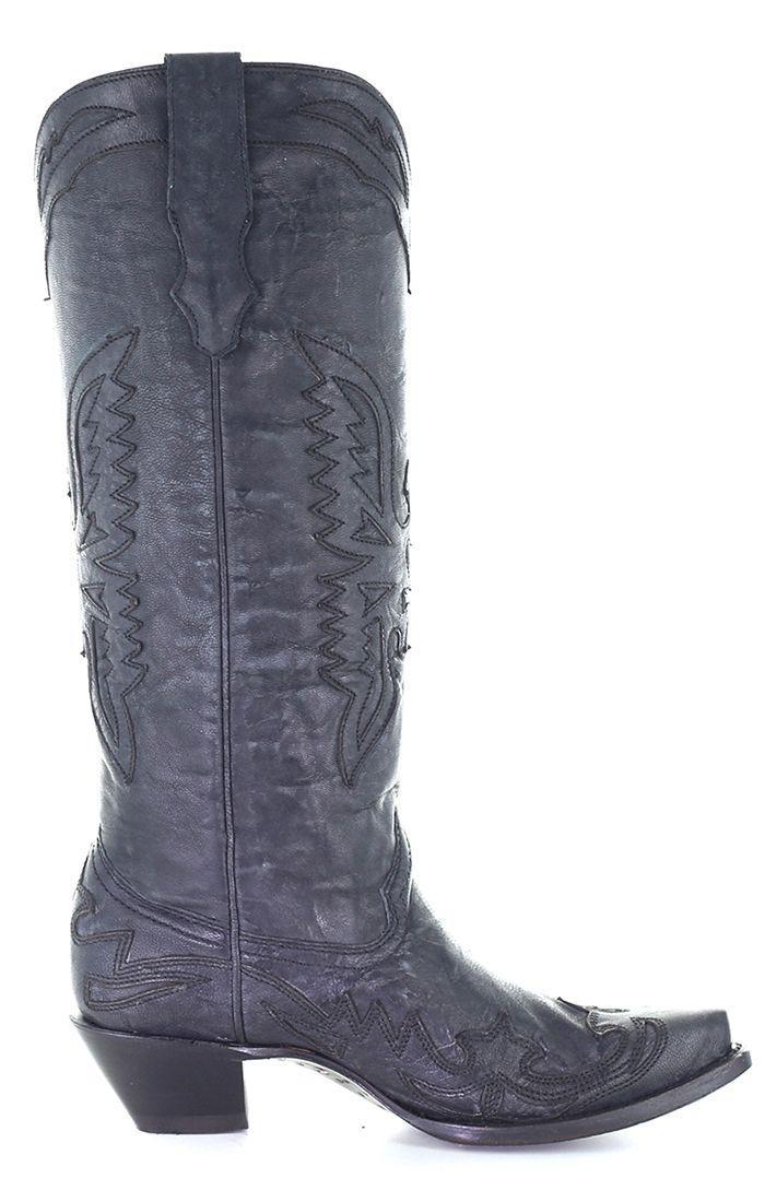 LD VINTAGE SOLID BLACK TALL EAGLE OVERLAY A4047