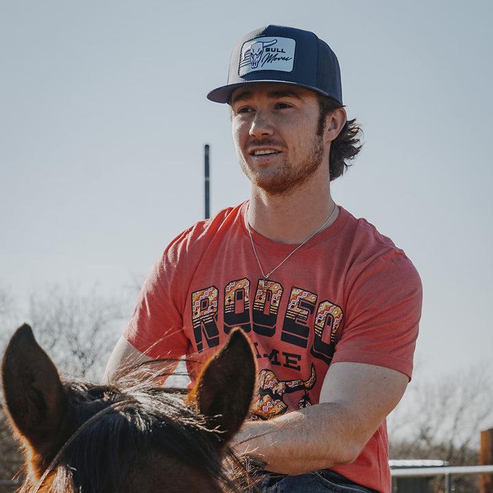 TRIBAL RED RODEO TIME T SHIRT