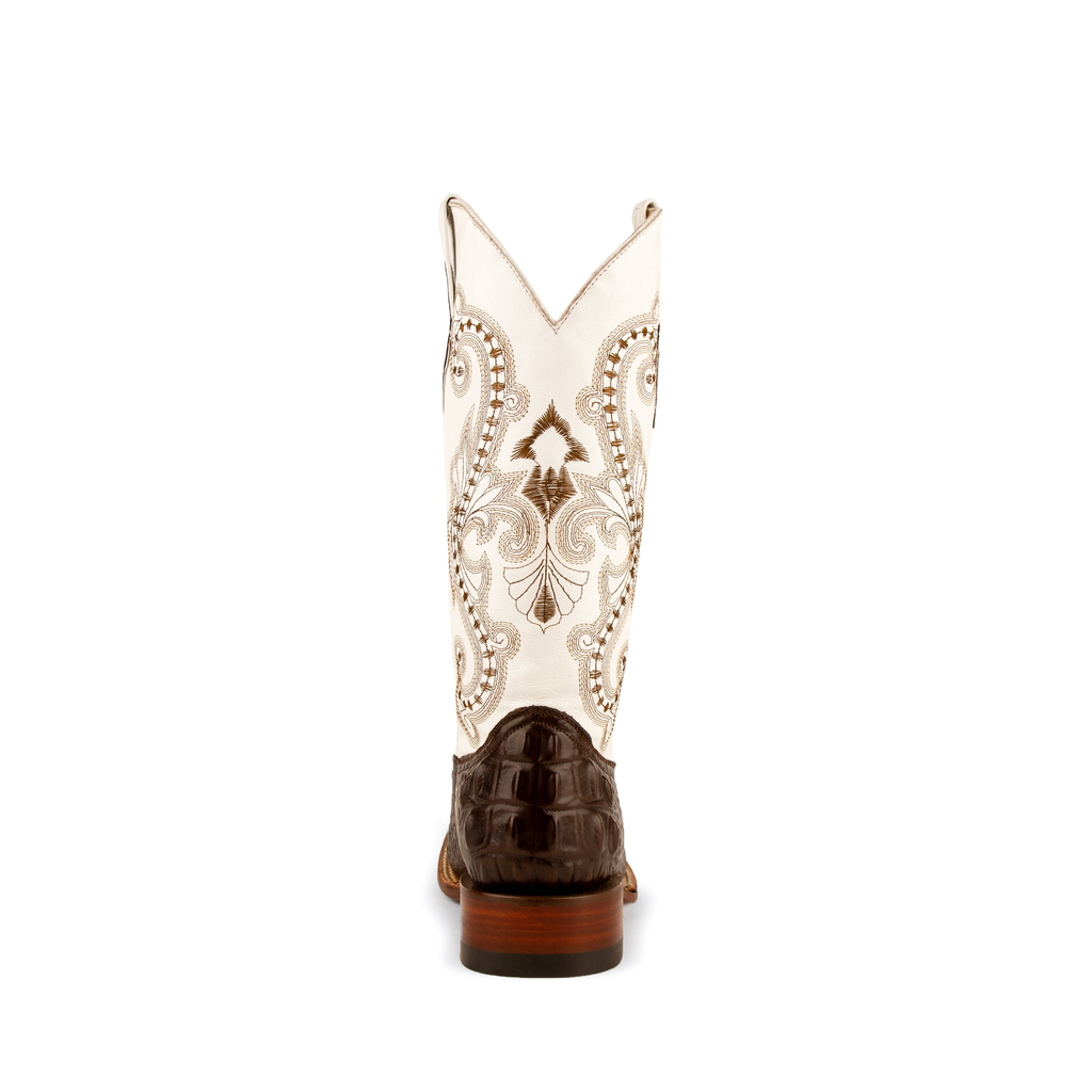 Ladies Print Rancher S-Toe Chocolate