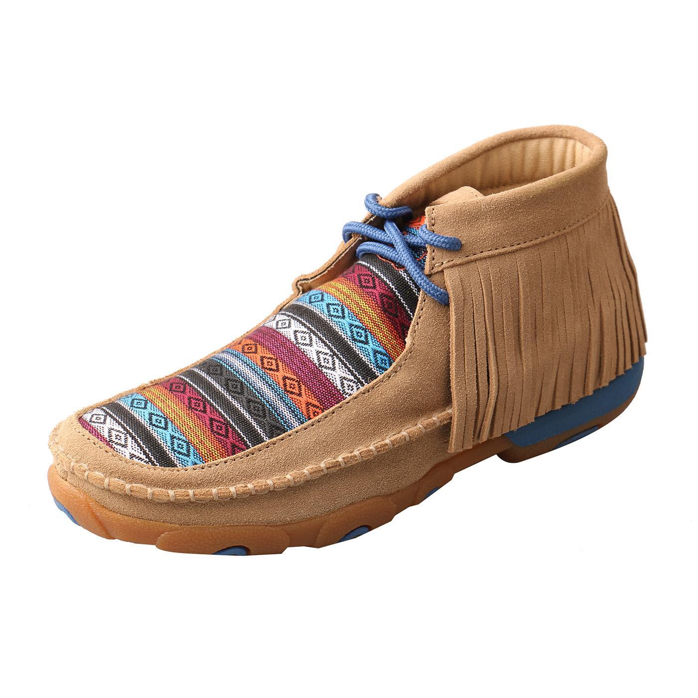 Chukka Driving Moc - Serape Fringe WDM0064