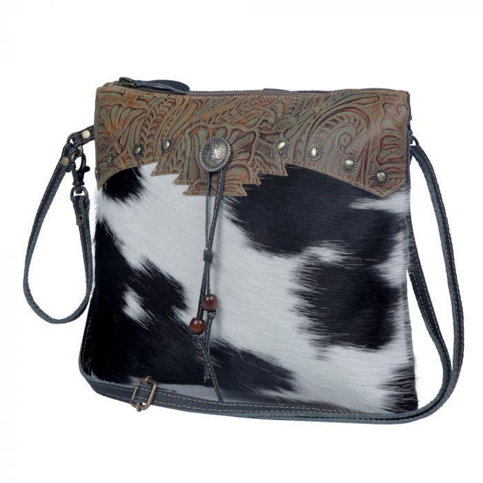 Myra Regal Handbag Canvas & Hairon Bags - S-3373