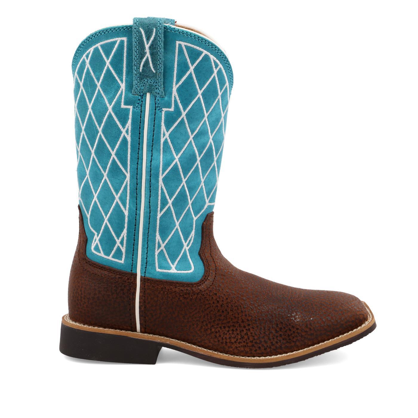 Top Hand - Distressed Saddle & Teal YTH0015