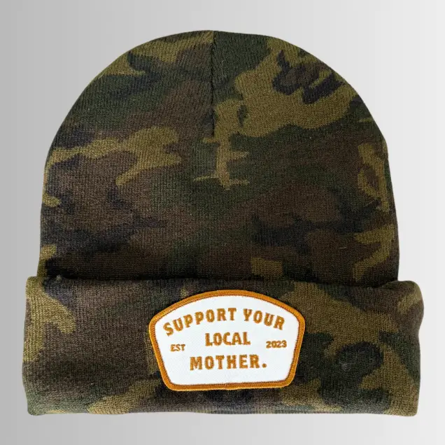 Support Your Local Mother® Patch Beanie - Camo