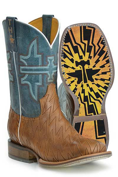MENS FOOTWEAR   WIDE SQ TOE W/ OBVIOUS INSOLE AND SOLE  BOLT,  LIGHTNING BOLT SOLE  14-020-0077-0463
