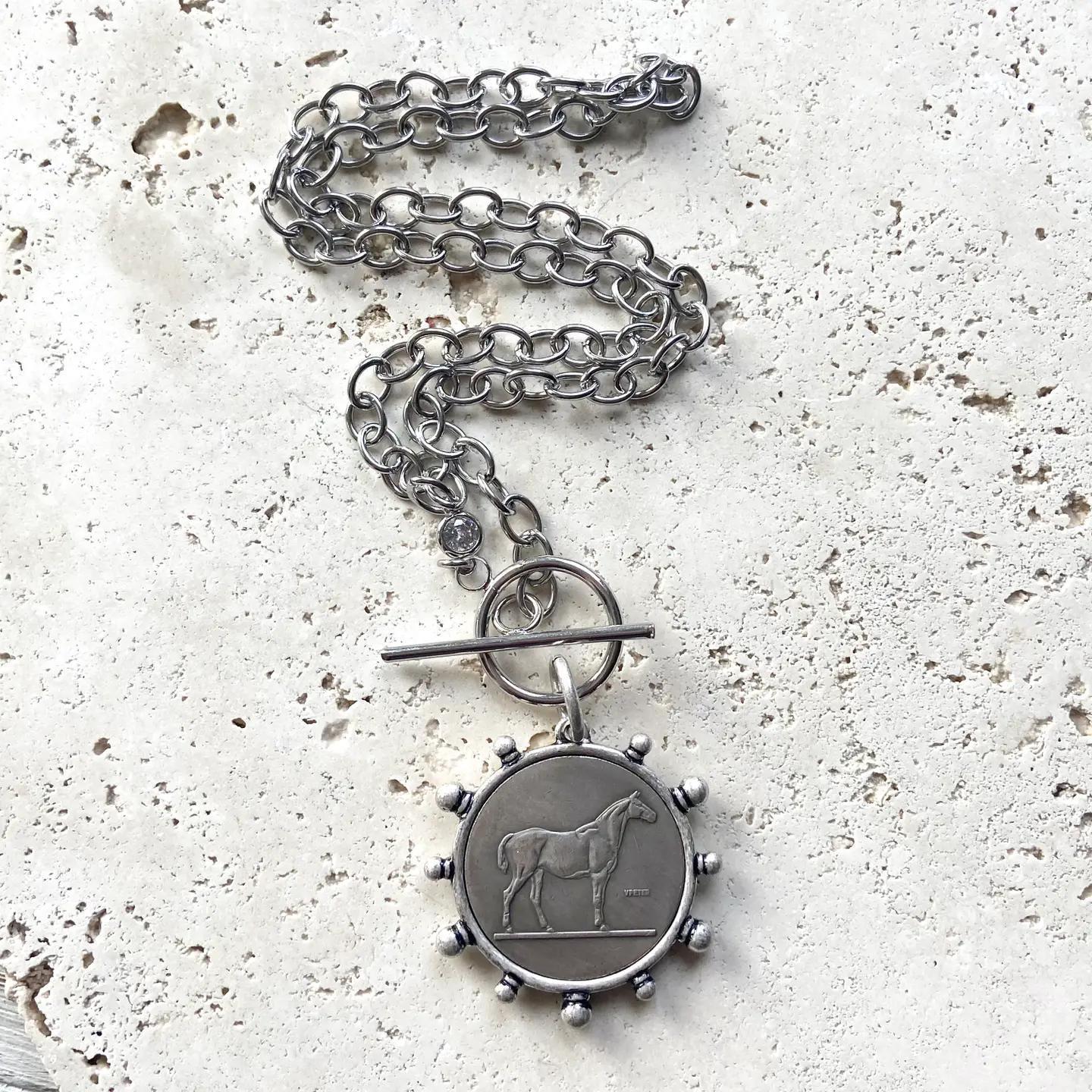 Horse Jewelry Equestrian Necklace Derby Moutain Boutique