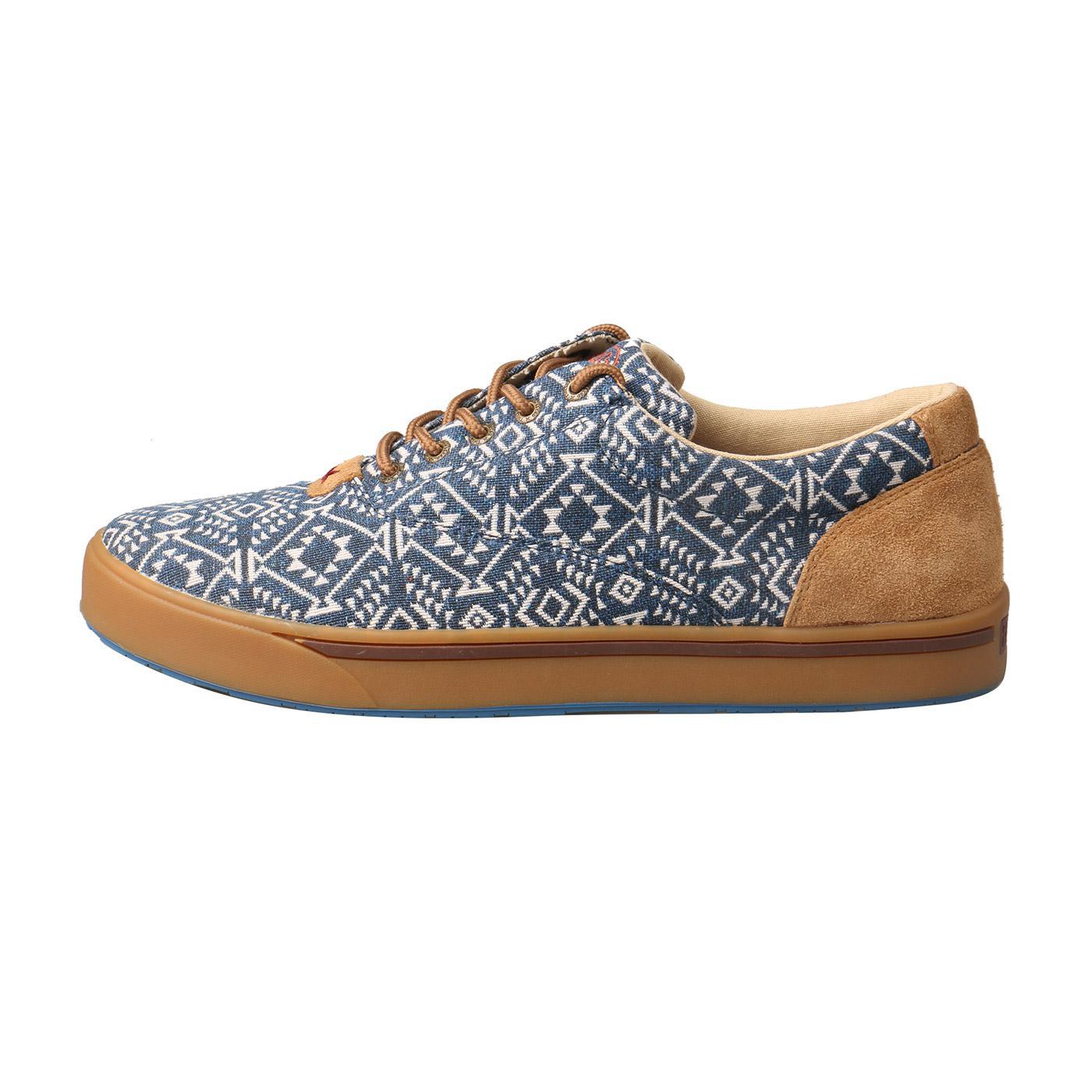 MENS HOOEY LOPER - NAVY & WHITE PRINT MHYC013