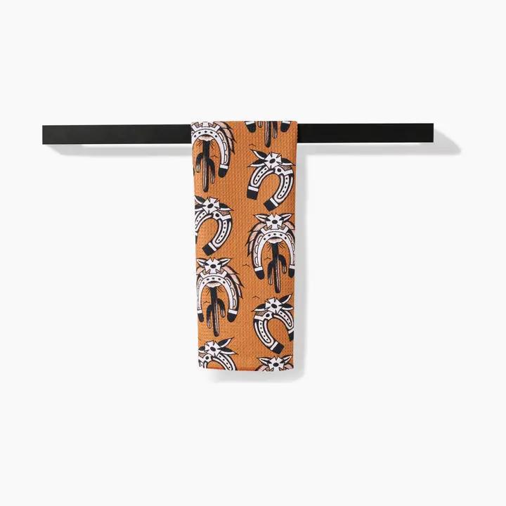 Western Horseshoes Tea Towel