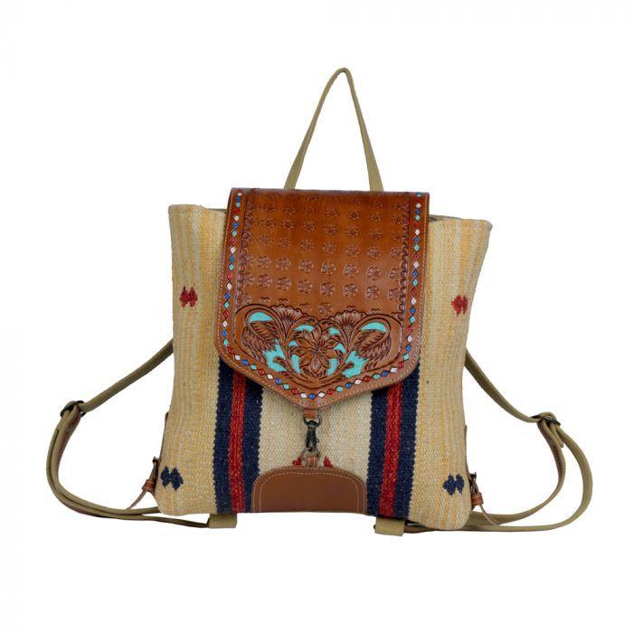 LUCENT BACKPACK HAND-TOOLED BAGS - S-3392