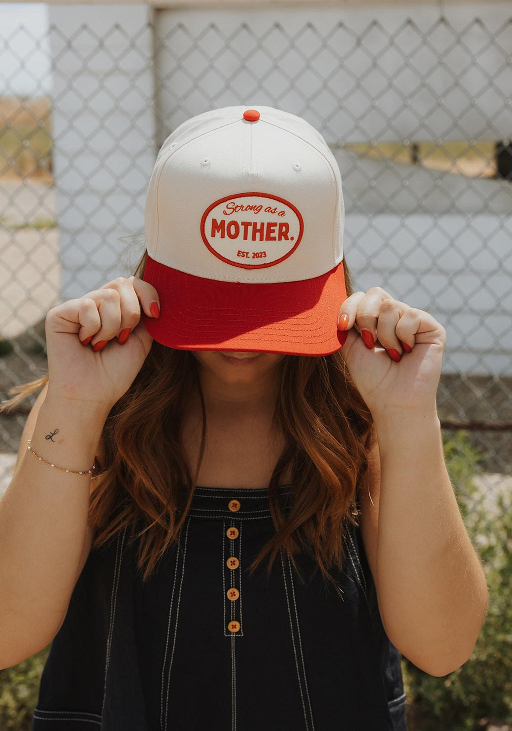 Vintage Strong As A Mother® Patch Hat