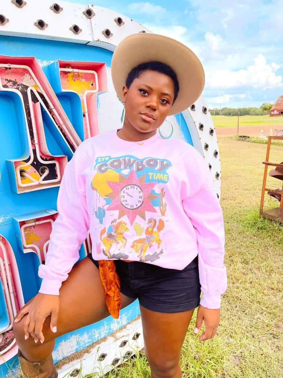 GINA Cowboy Time Sweatshirt
