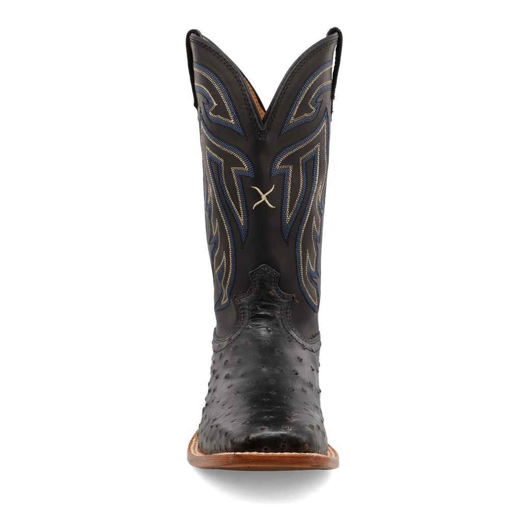 11" Ruff Stock - Black Ostrich & Black - MRSL045