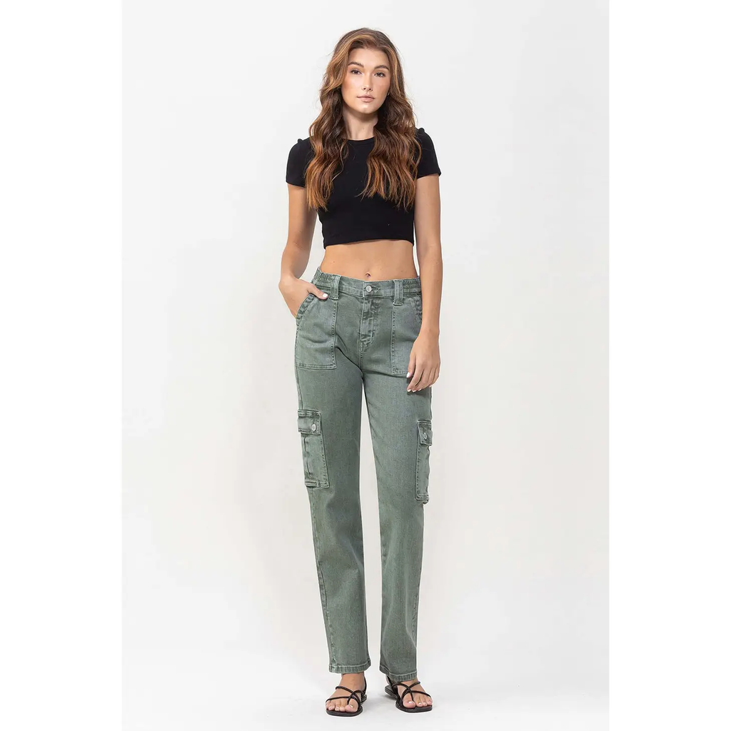 MID RISE STRAIGHT CARGO PANT