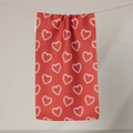 Soft Heart Scarlet Bar Towel