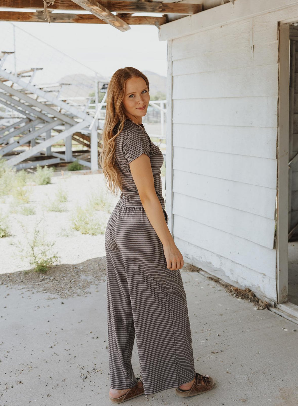 Double Striped Pattern Lounge Pants