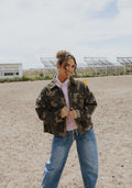 Camo Printed Regular Jacket