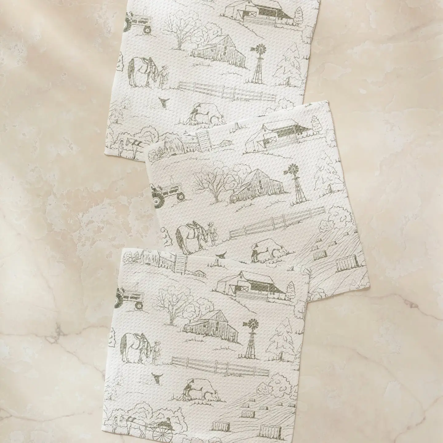 Farmyard Dishcloth Set