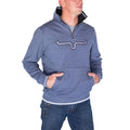 KIMES MEN'S FILMORE FLEECE - NAVY HEATHER