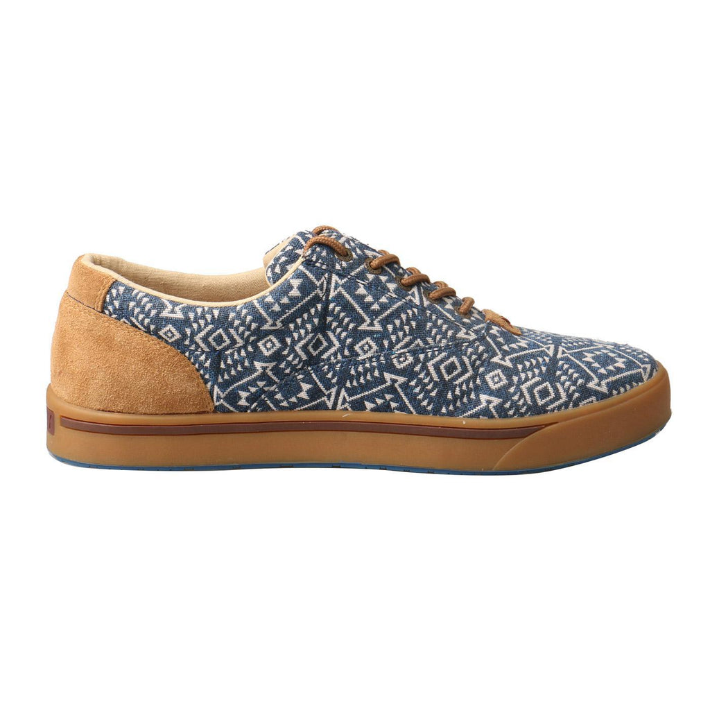 MENS HOOEY LOPER - NAVY & WHITE PRINT MHYC013
